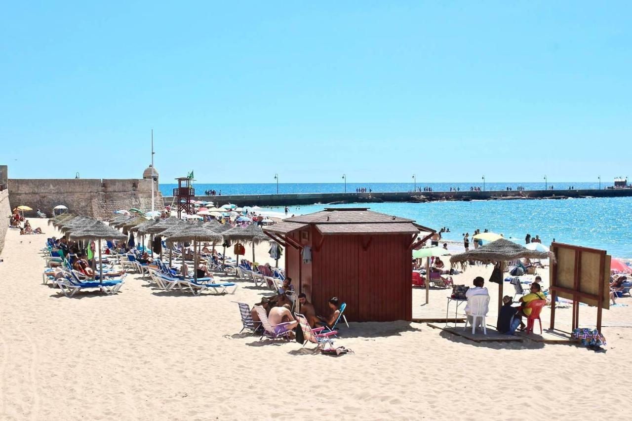 Apartamento Patio Junto A La Playa Cádiz Exterior foto